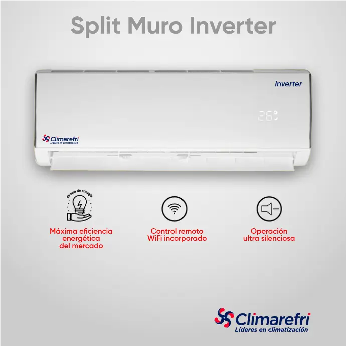 Aire Acondicionado Split Muro Inverter